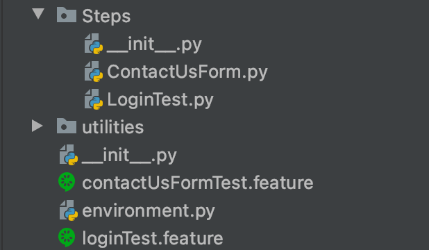 Steps in BDD Framework